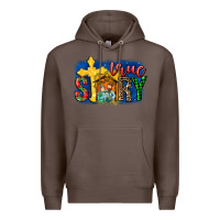 Coffee True Story Holy Family Premium Hoodie - MaliasSmallBusiness