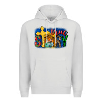 Dove Grey True Story Holy Family Premium Hoodie - MaliasSmallBusiness