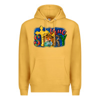 Mustard True Story Holy Family Premium Hoodie - MaliasSmallBusiness