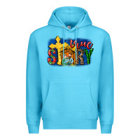 Ocean Blue True Story Holy Family Premium Hoodie - MaliasSmallBusiness