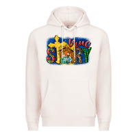 Pale Pink True Story Holy Family Premium Hoodie - MaliasSmallBusiness