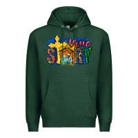 Sports Green True Story Holy Family Premium Hoodie - MaliasSmallBusiness