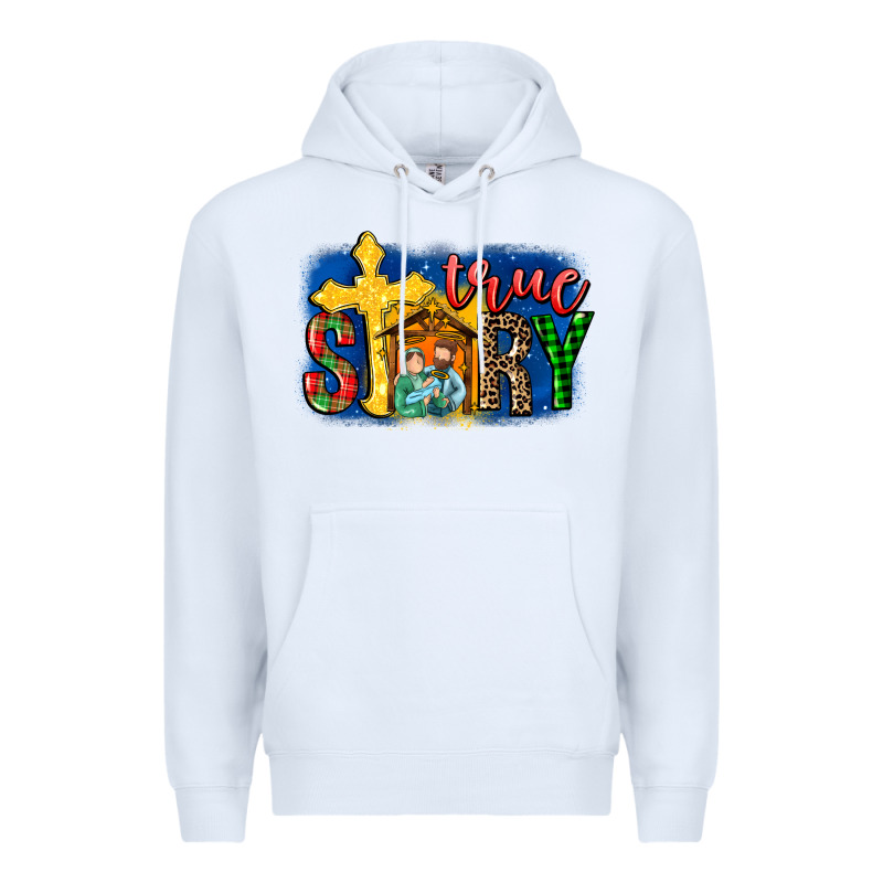 True Story Holy Family Premium Hoodie by MaliasSmallBusiness | Teevron