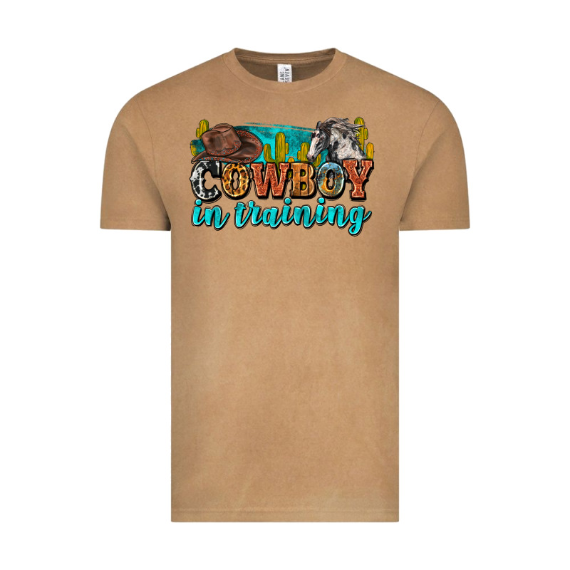 Cowboy In Training Vintage Tee by Zillion Design Studio | Teevron