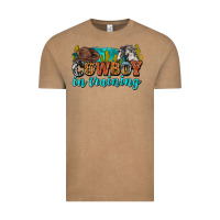 Vintage Coffee cowboy in training Vintage Tee - Zillion Design Studio