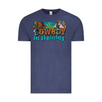 Vintage Denim cowboy in training Vintage Tee - Zillion Design Studio