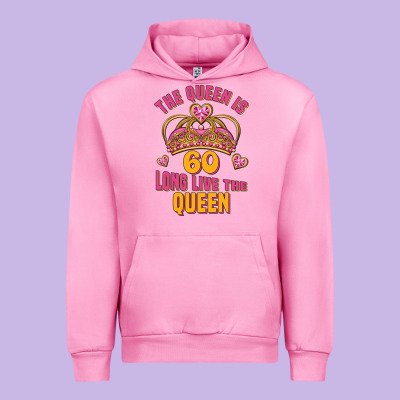 The Queen Is 60 Long Live The Queen Urban Hoodie Designed By Jasminsmagicworld