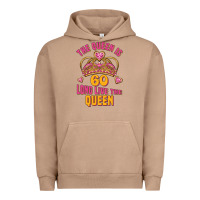 Pigment Burro the queen is 60 long live the queen Urban Hoodie - Jasminsmagicworld