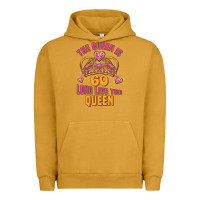 Pigment Peanut Butter the queen is 60 long live the queen Urban Hoodie - Jasminsmagicworld