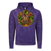 Cloud Purple Christmas Reindeer Vintage Hoodie - RanaPortraitStore