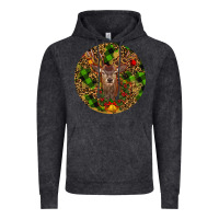 Vintage Black Christmas Reindeer Vintage Hoodie - RanaPortraitStore