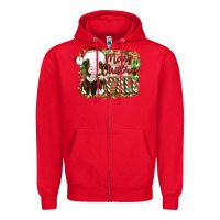 Red merry christmas y'all cow Zipper Hoodie - Artiststas