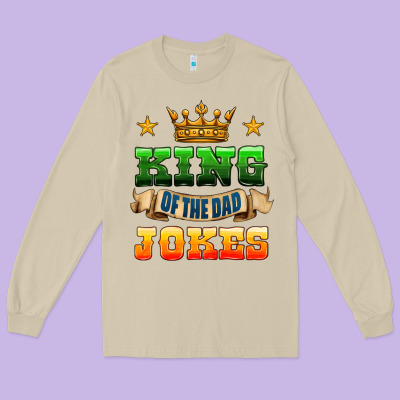 King Of The Jokes Long Sleeve Tee Designed By Hra Design Shop