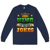 Navy king of the jokes Long Sleeve Tee - HRA Design Shop