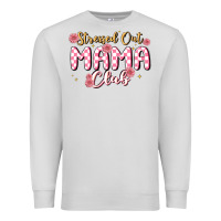 Dove Grey stressed out mama club Premium Sweatshirt - MaliasSmallBusiness