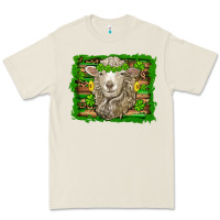 St Patricks Day Sheep Shamrock Gold  Serape Leopard Glitter Premium Tee | Teevron