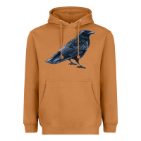 Meerkat American Crow Heavyweight Hoodie - LillyAllenDesigns