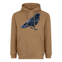 Toasted Coconut American Crow Heavyweight Hoodie - LillyAllenDesigns