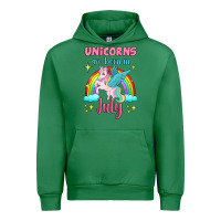 Unicorns Are Born In July Urban Hoodie | Teevron