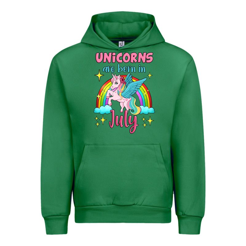Unicorns Are Born In July Urban Hoodie by Jasminsmagicworld | Teevron