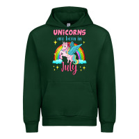 Forest Green unicorns are born in july Urban Hoodie - Jasminsmagicworld