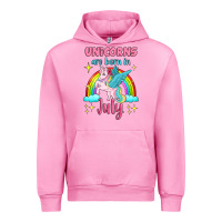 Fuchsia Pink unicorns are born in july Urban Hoodie - Jasminsmagicworld
