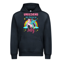 Navy unicorns are born in july Urban Hoodie - Jasminsmagicworld