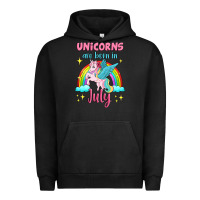 Pigment Black unicorns are born in july Urban Hoodie - Jasminsmagicworld