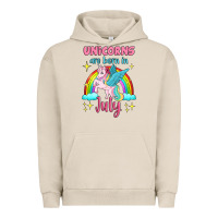Pigment French Oak unicorns are born in july Urban Hoodie - Jasminsmagicworld
