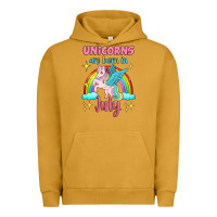 Pigment Peanut Butter unicorns are born in july Urban Hoodie - Jasminsmagicworld