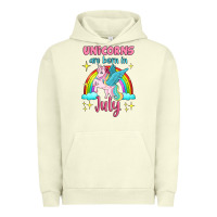 Pigment Pistachio unicorns are born in july Urban Hoodie - Jasminsmagicworld