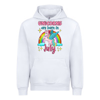 White unicorns are born in july Urban Hoodie - Jasminsmagicworld