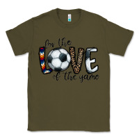 Army Green for the love of the game socer Classic Tee - CowhideDigitalArt