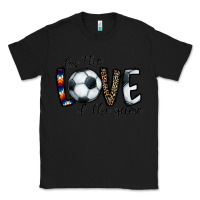 Black for the love of the game socer Classic Tee - CowhideDigitalArt