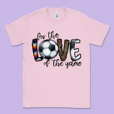 For The Love Of The Game Socer Classic Tee Designed By Cowhidedigitalart
