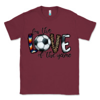 Burgundy for the love of the game socer Classic Tee - CowhideDigitalArt