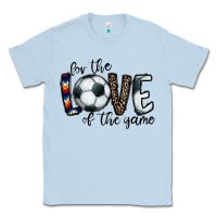 Dusty Blue for the love of the game socer Classic Tee - CowhideDigitalArt