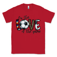 Red for the love of the game socer Classic Tee - CowhideDigitalArt