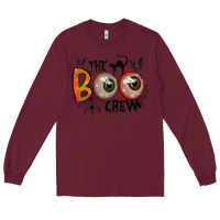 Burgundy the boo crew Long Sleeve Tee - RacoonDesign