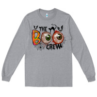 Heather Grey the boo crew Long Sleeve Tee - RacoonDesign