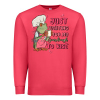 Cardinal waiting for my sourdough to rise Premium Sweatshirt - MaliasSmallBusiness