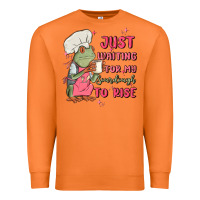 Carrot waiting for my sourdough to rise Premium Sweatshirt - MaliasSmallBusiness