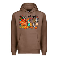 Chestnut happy turkey day Premium Hoodie - MaliasSmallBusiness