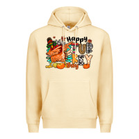 Pina Colada happy turkey day Premium Hoodie - MaliasSmallBusiness