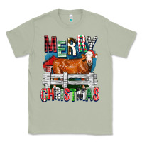 Matcha merry christmas simmental cow Classic Tee - FaDigitalArtStudio
