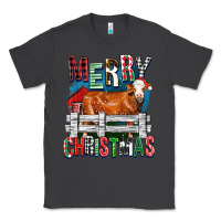 Smoke merry christmas simmental cow Classic Tee - FaDigitalArtStudio