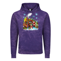 Christmas Santa And Friends Train Vintage Hoodie | Teevron
