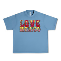 Pebble Blue Love Mexico Urban Heavy Tee - texasbilliewilder