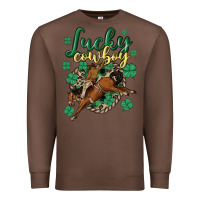 Chestnut lucky cowboy Premium Sweatshirt - MaliasSmallBusiness