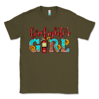 Army Green firefighter son girl Classic Tee - HRA Design Shop